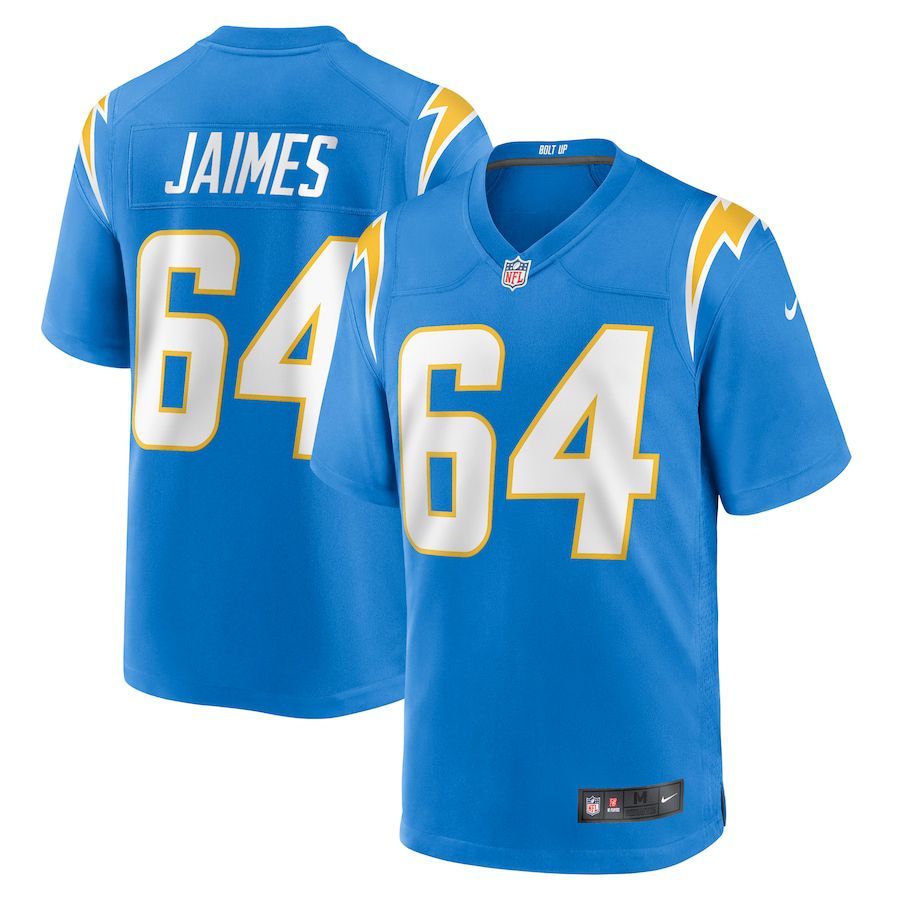 Men Los Angeles Chargers #64 Brenden Jaimes Nike Powder Blue Game NFL Jersey->los angeles chargers->NFL Jersey